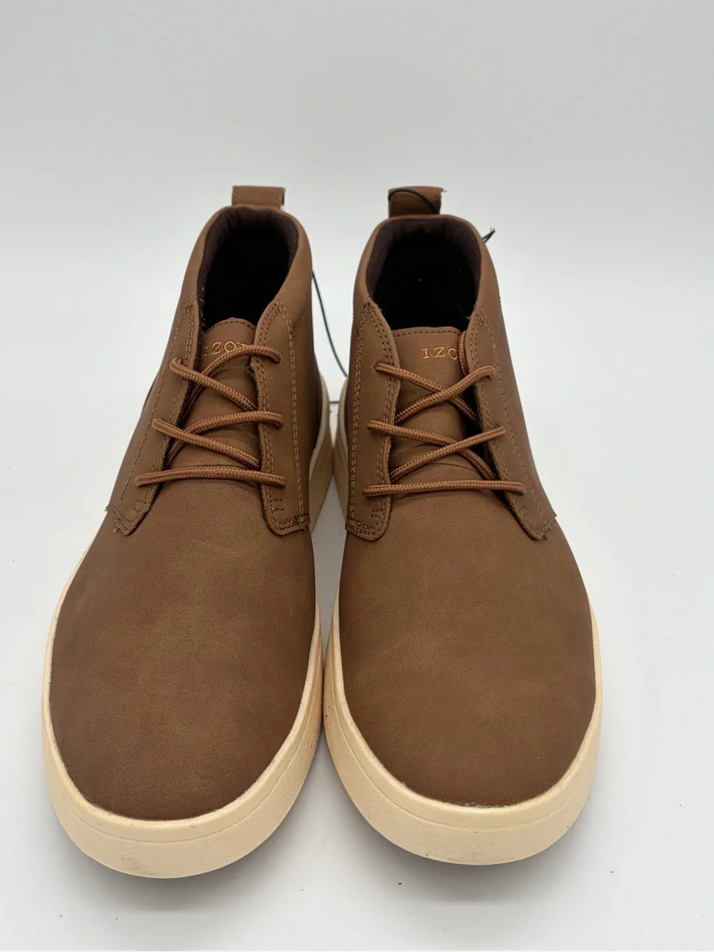 Izod Brown Chukka Boots with Cream Sole